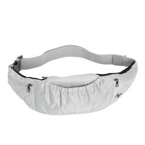 New Lug Quilted Silver Skedaddle Adjustable Waist Pack With Multiple Pockets & B